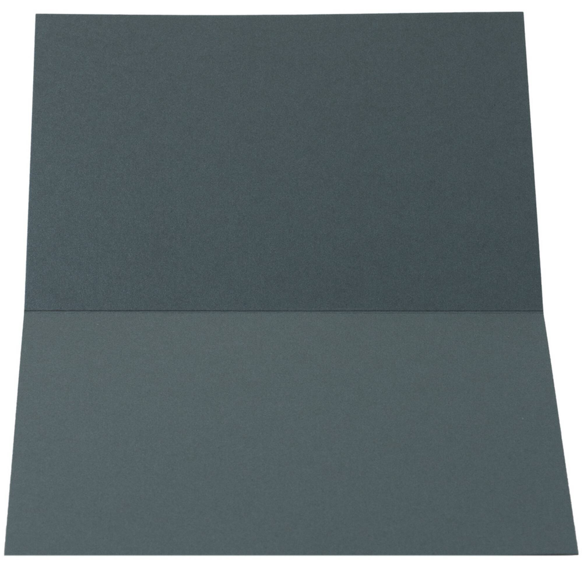 JAM Paper 5" x 7" Metallic Malachite Green Stardream Foldover Cards, 50ct.